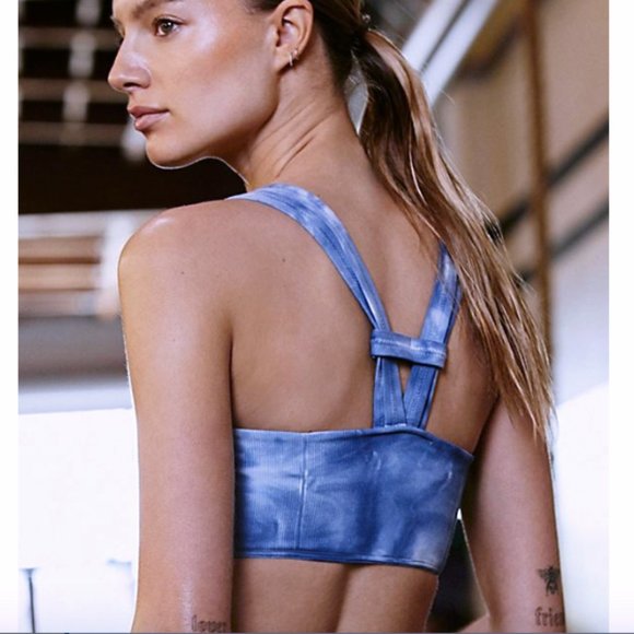 Free People Other - New Free People tie dye workout sports bra xs/s